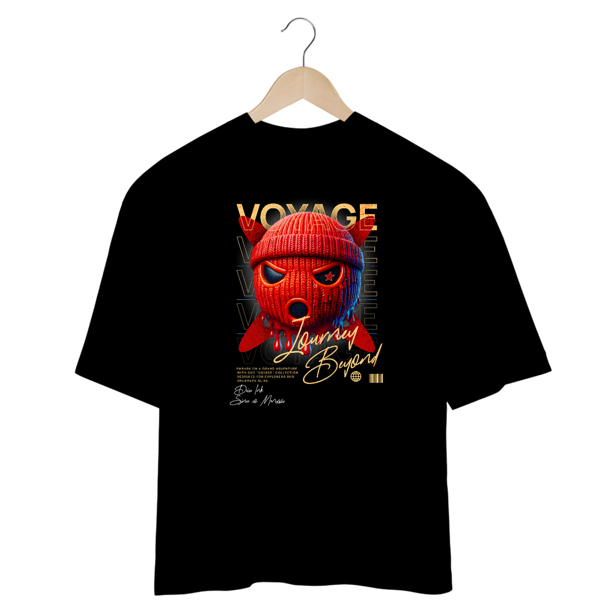 Nome do produto: Camiseta Oversized Voyage Mask