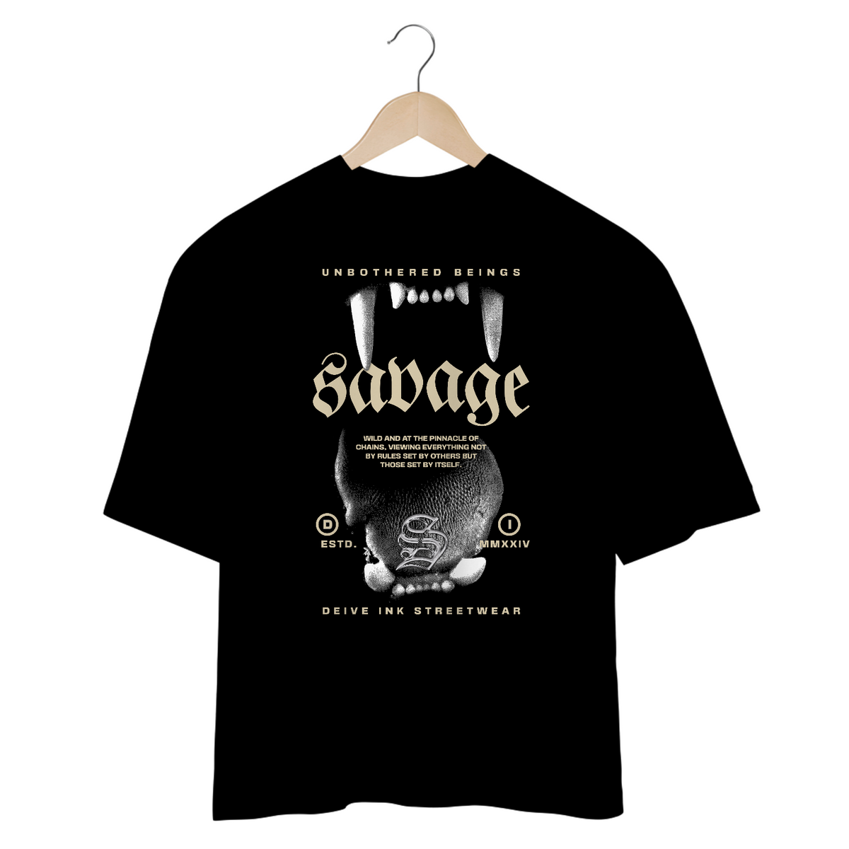 Nome do produto: Camiseta Oversized Savage