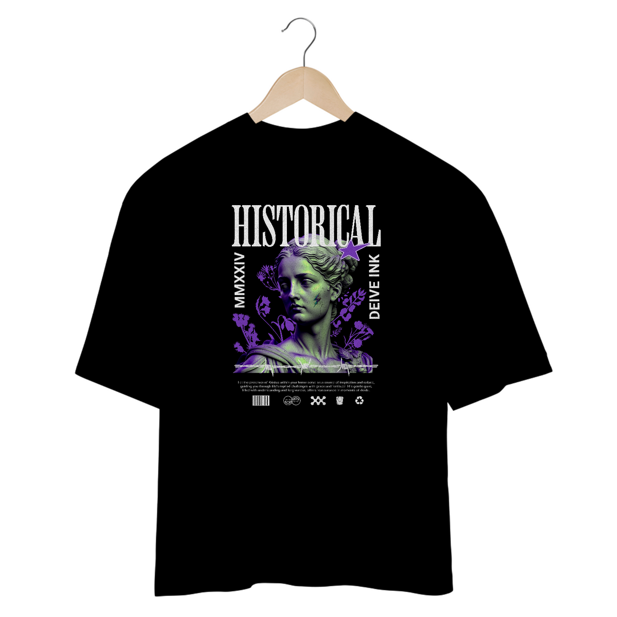 Nome do produto: Camiseta Oversized Urban Historical