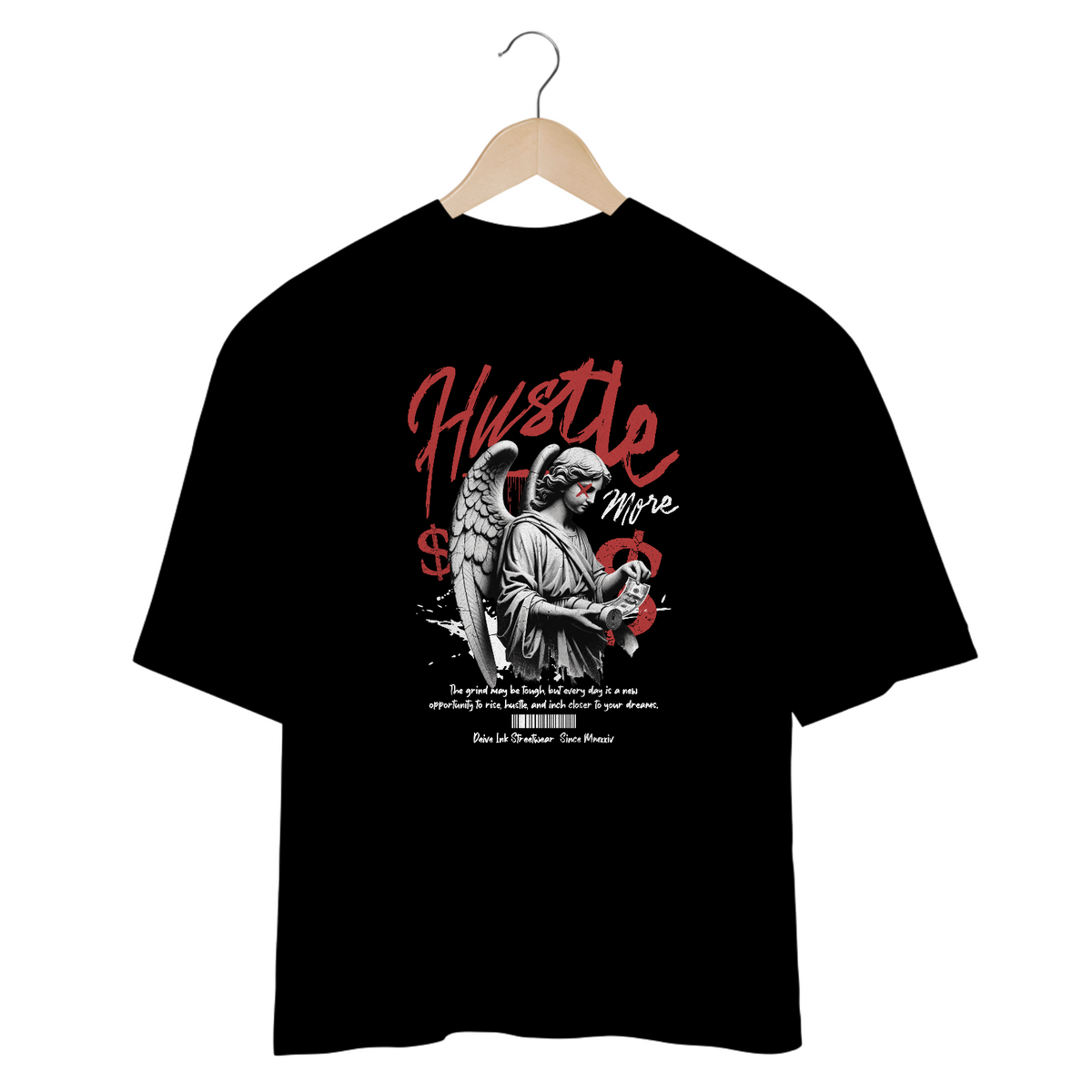 Nome do produto: Camiseta Oversized Hustle More