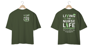 Nome do produtoCamiseta Oversized Living The Nurse Life