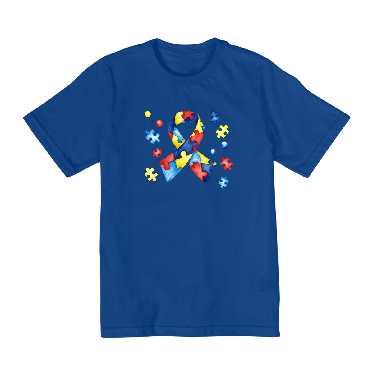 Nome do produto: Camiseta Infantil (2 a 8) - Laço Desenhado