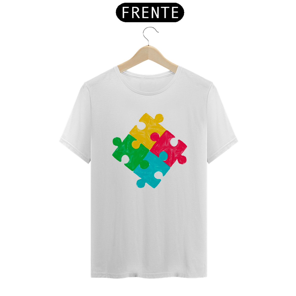 Nome do produto: Camiseta - Puzzle Autismo
