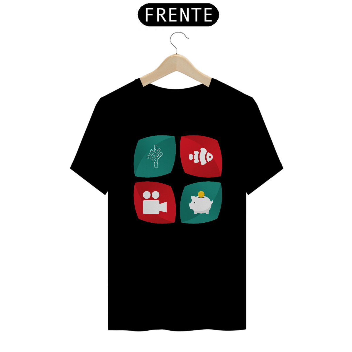 Nome do produto: Camiseta Aquário Marinho Sem Grana - Logo 1