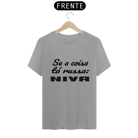 T-Shirt Quality - Tá Russo: NIVA BLACK