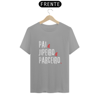 Nome do produtoT-Shirt Quality - Pai & Jipeiro - Branco