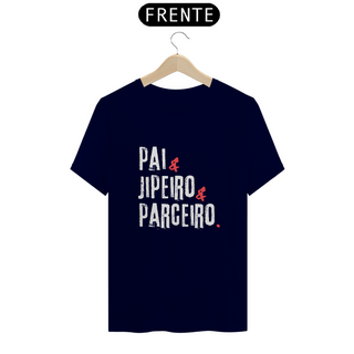 Nome do produtoT-Shirt Quality - Pai & Jipeiro - Branco