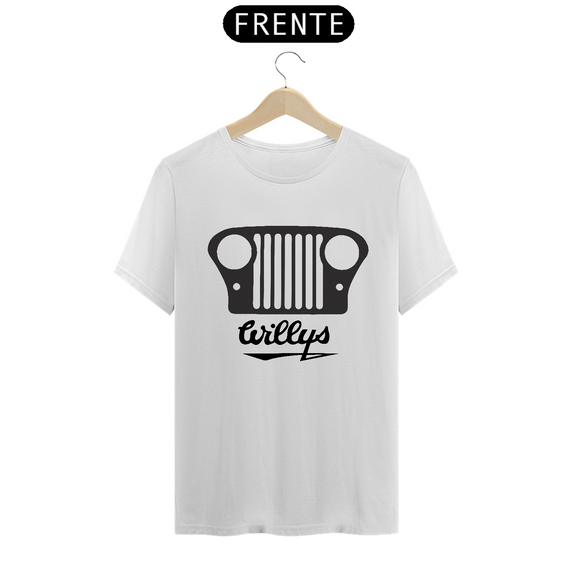 T-Shirt Quality - Grade Willys Logo Preta