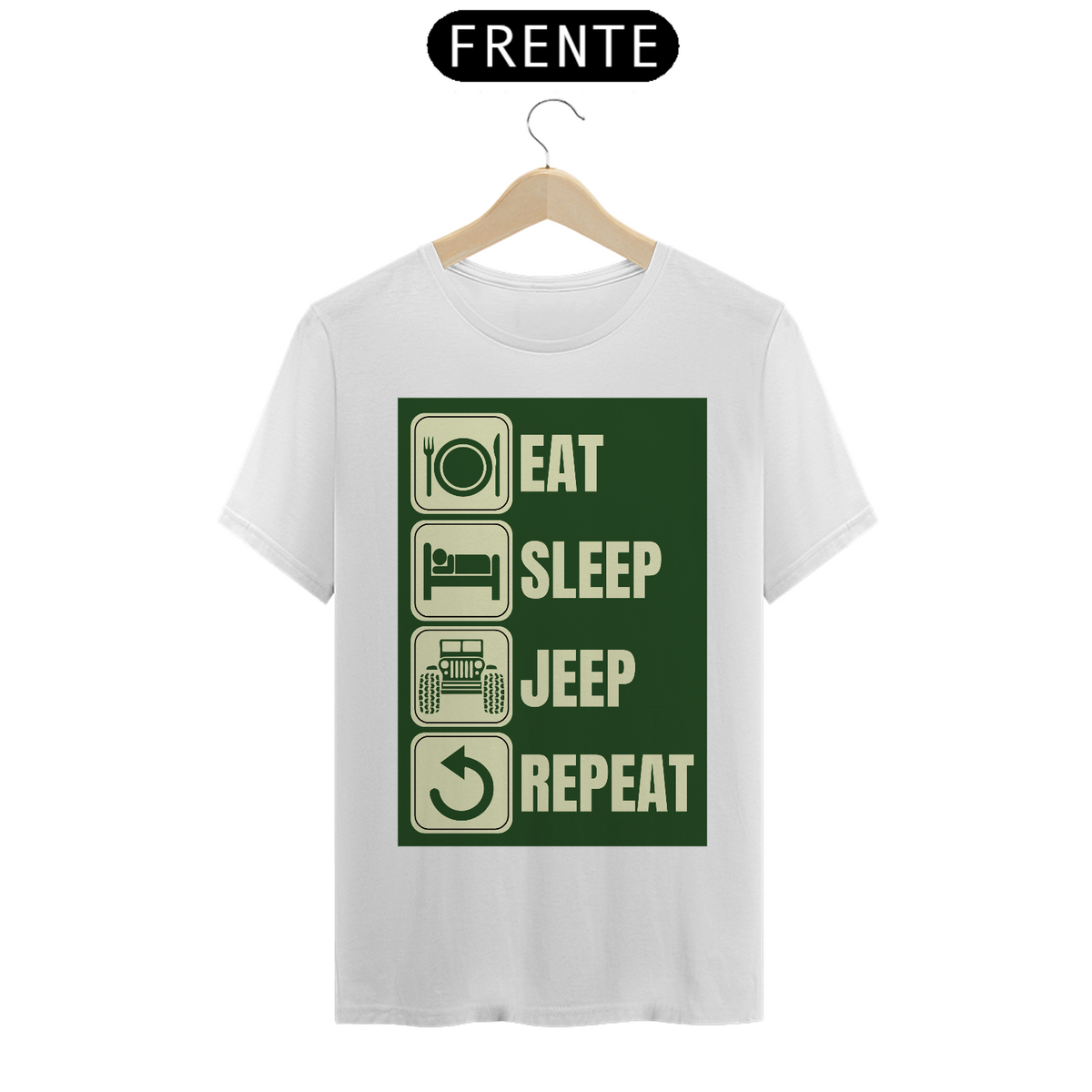Nome do produto: T-Shirt Quality - Comer&Dormir