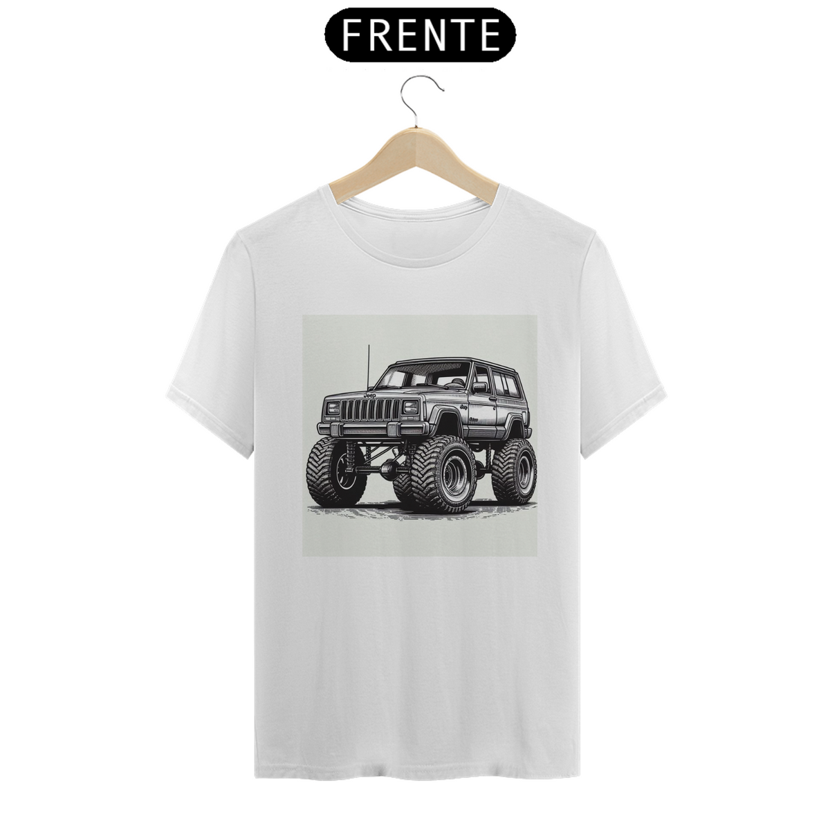 Nome do produto: T-Shirt Quality - Jeep Cherokee XJ