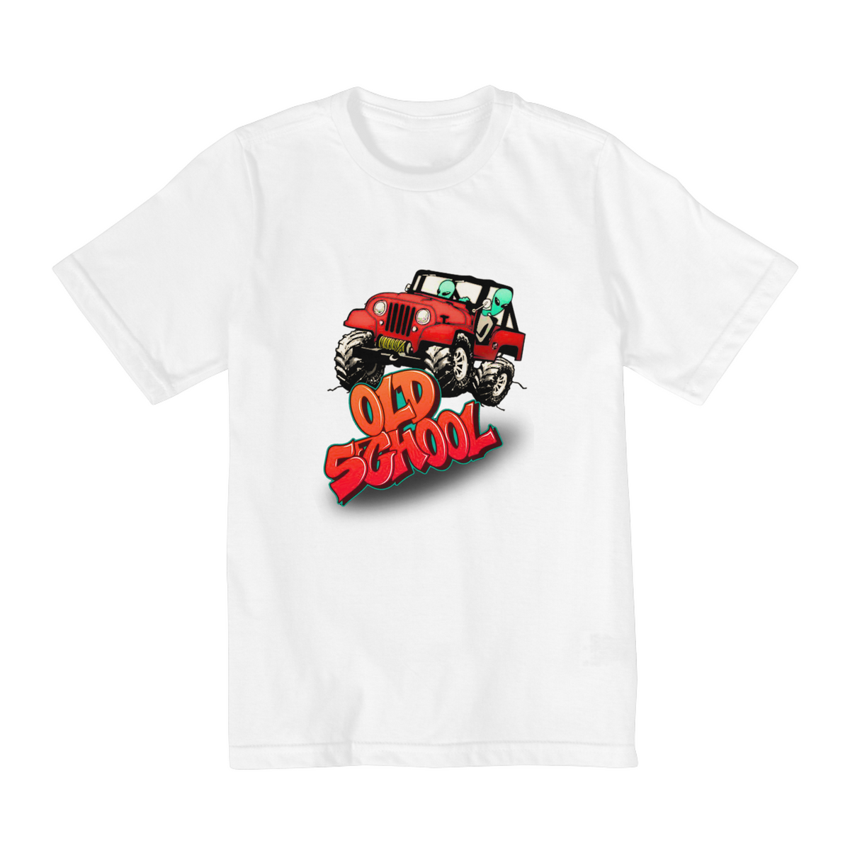 Nome do produto: Camisa Infantil Willys Old School - 10 a 14 Anos
