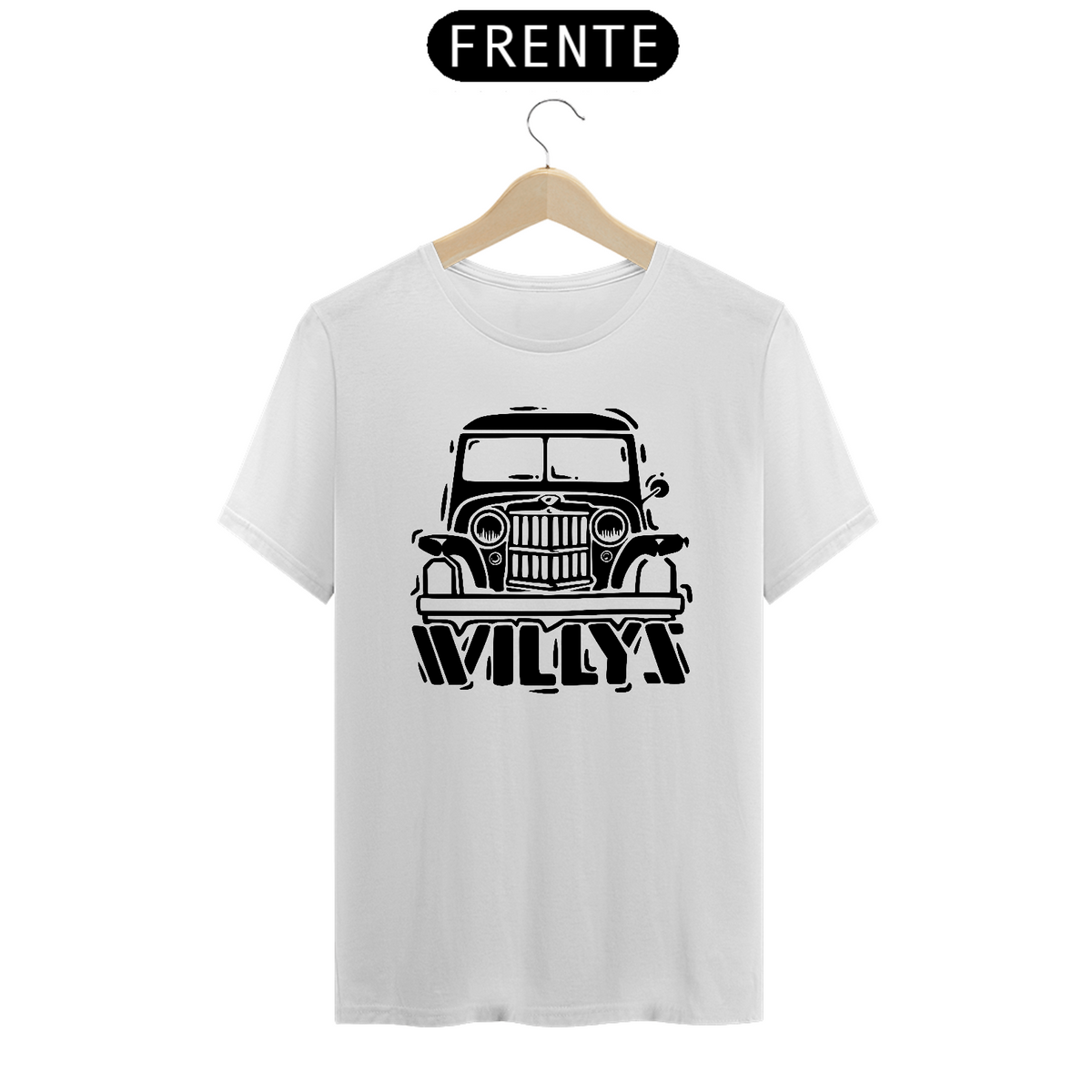 Nome do produto: T-Shirt Quality - Rural Willys - Black