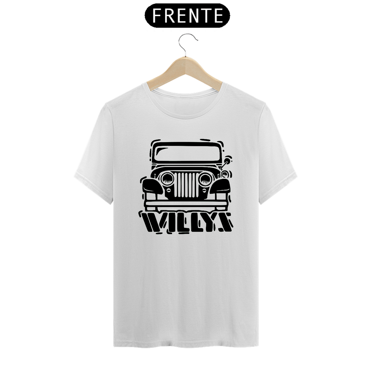 Nome do produto: T-Shirt Quality - Jeep Willys Black