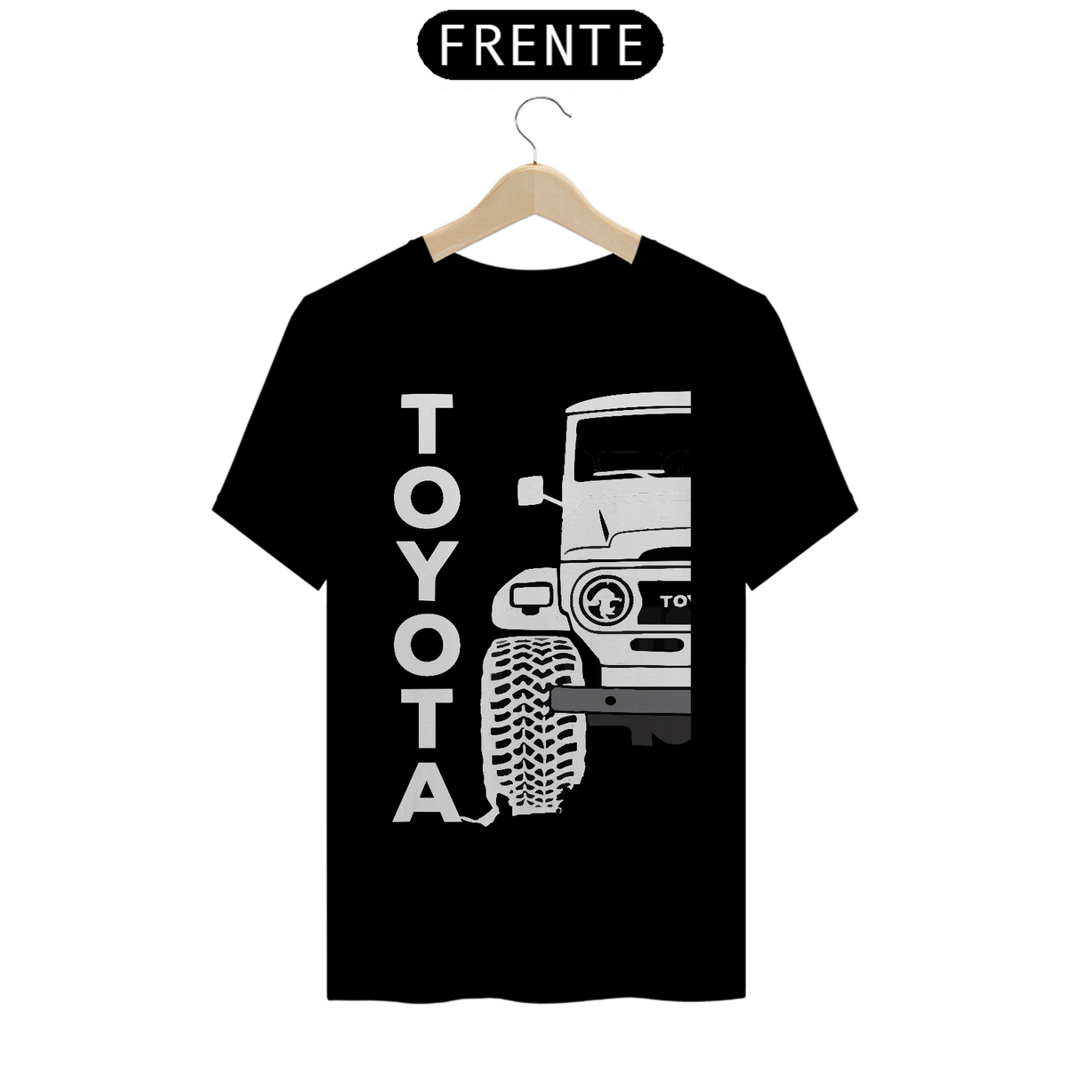 Nome do produto: T-Shirt Qualit - Toyota Metade