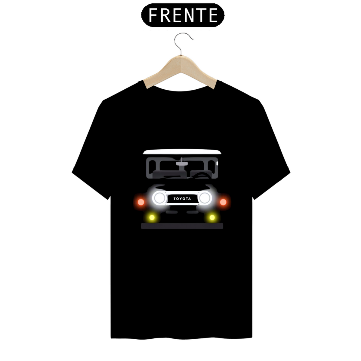 Nome do produto: T-Shirt Prime - Toyota Teto Branco