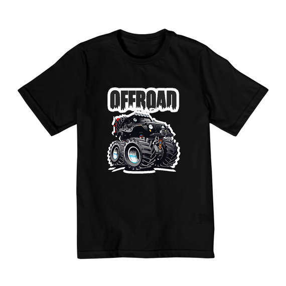 Camisa Infantil -  Off Road - 2 a 8 anos