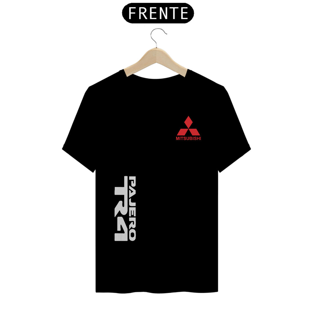 Nome do produto: T-Shirt Quality - TR4 - Logo Vermelho