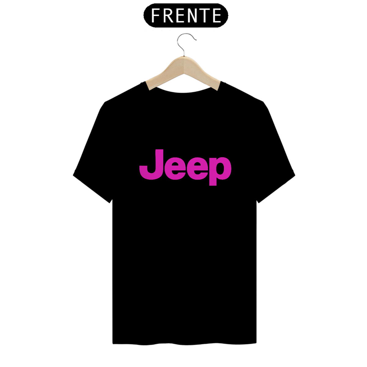 Nome do produto: T-Shirt Quality - Jeep Logo Rosa