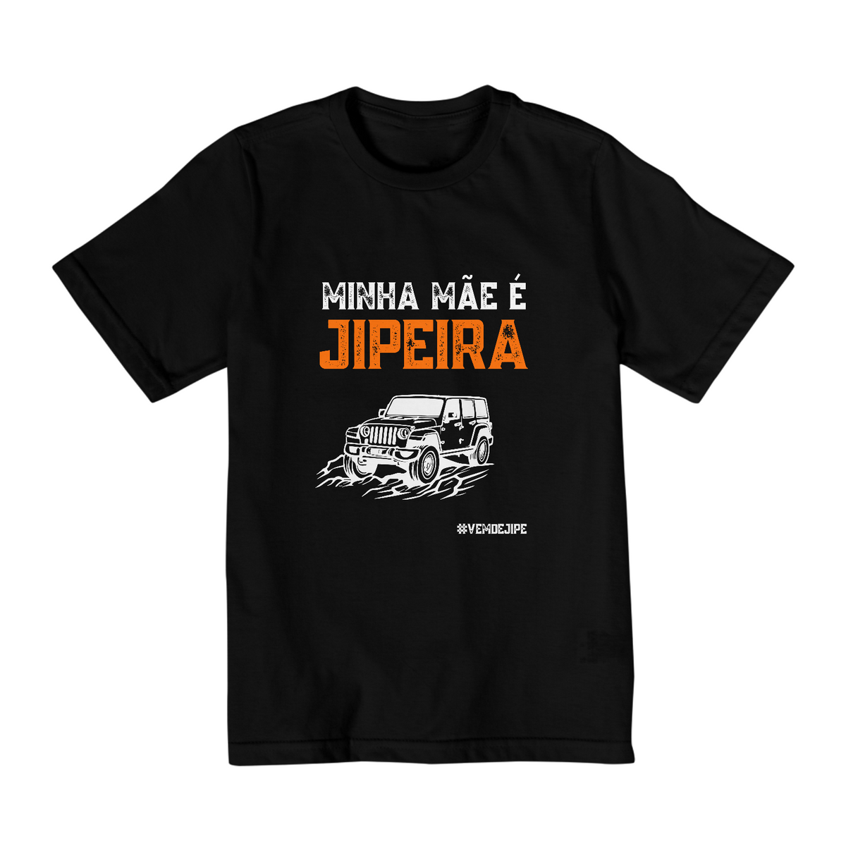 Nome do produto: Camisa Infantil Mãe Jipeira - 10 a 14 Anos