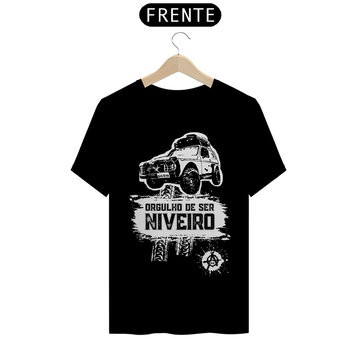 Nome do produto: T-Shirt Quality - Orgulho Niveiro - Black