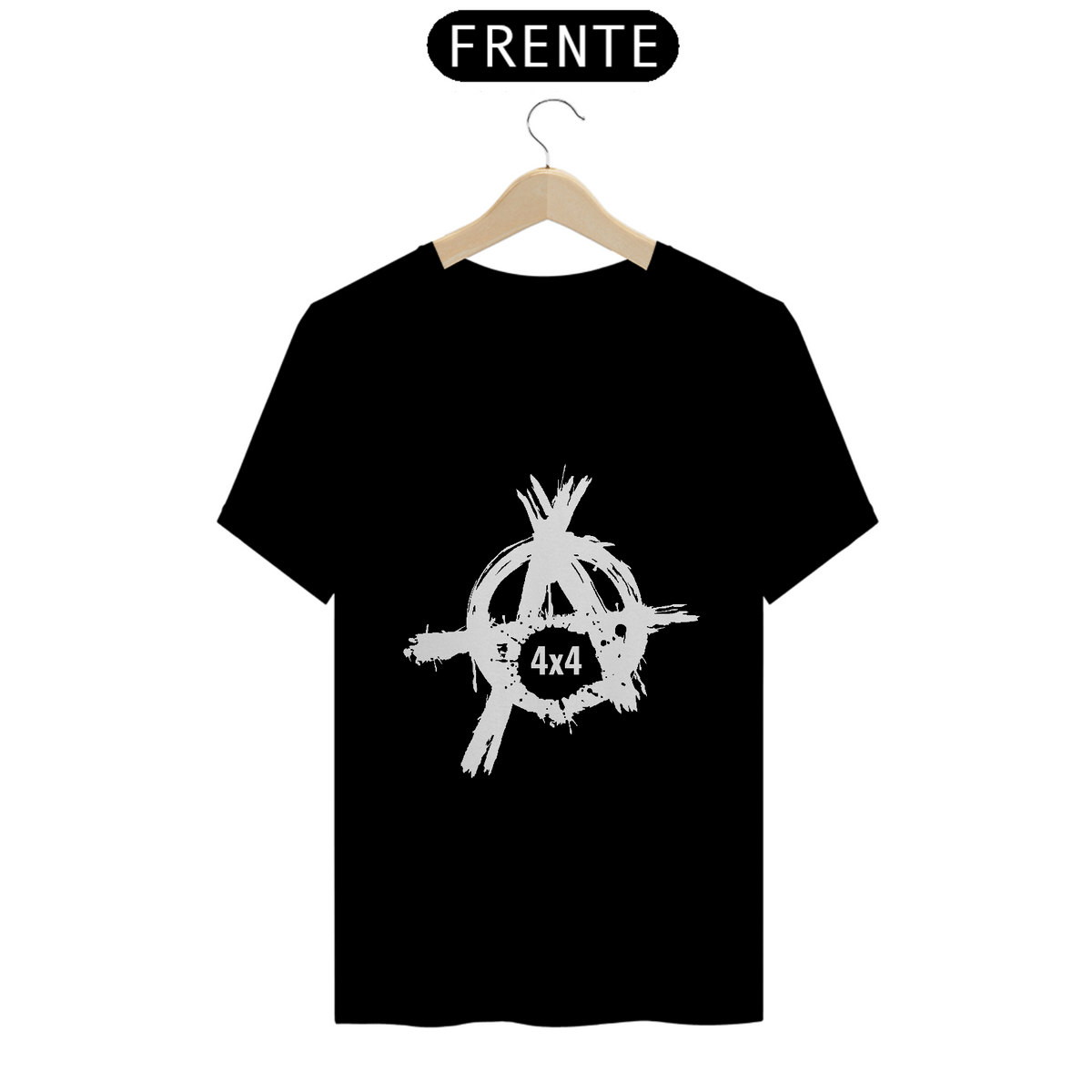 Nome do produto: T-Shirt Quality - Anarkia Preto