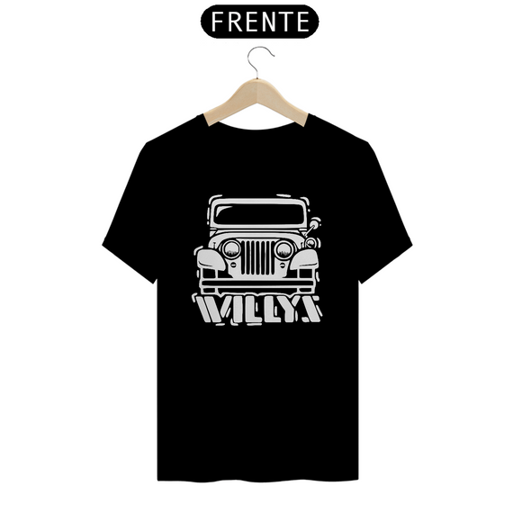 T-Shirt Quality - Jeep Willys Branco