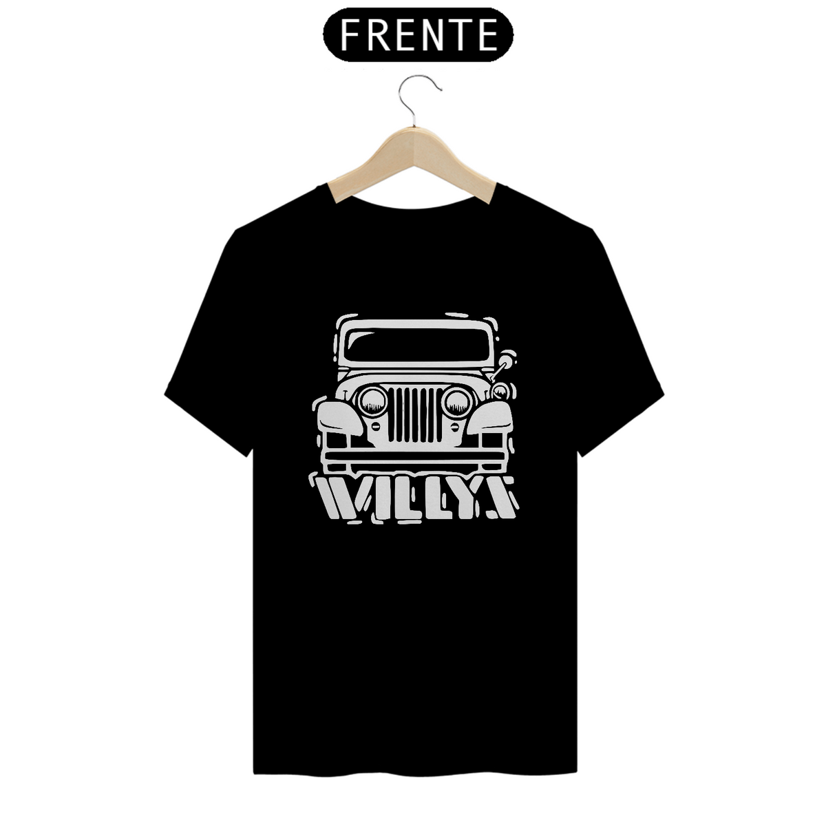 Nome do produto: T-Shirt Quality - Jeep Willys Branco