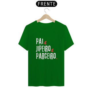 Nome do produtoT-Shirt Quality - Pai & Jipeiro - Branco