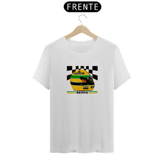 Camiseta Senna capacete gride