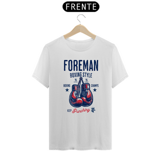 Nome do produtoCamiseta Luvas del Boxe - Foreman