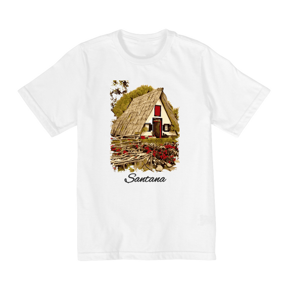 Camiseta Infantil Santana - Tipo 1 (2 a 8 anos)