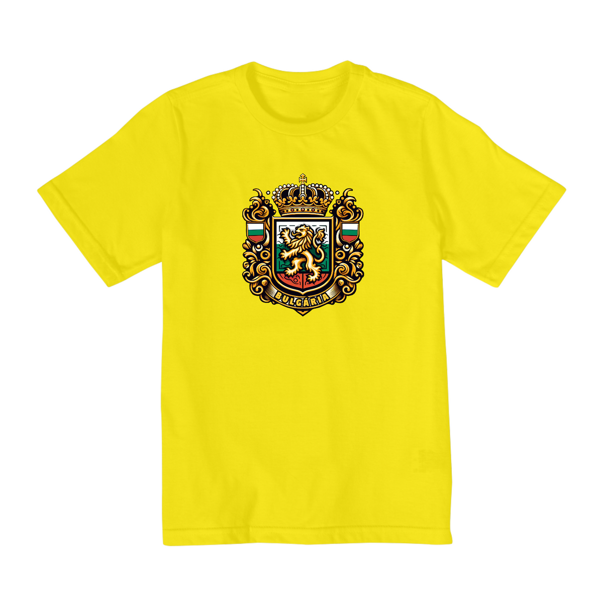 Nome do produto: Camiseta Infantil (2 a 8) | Brasão da Bulgária