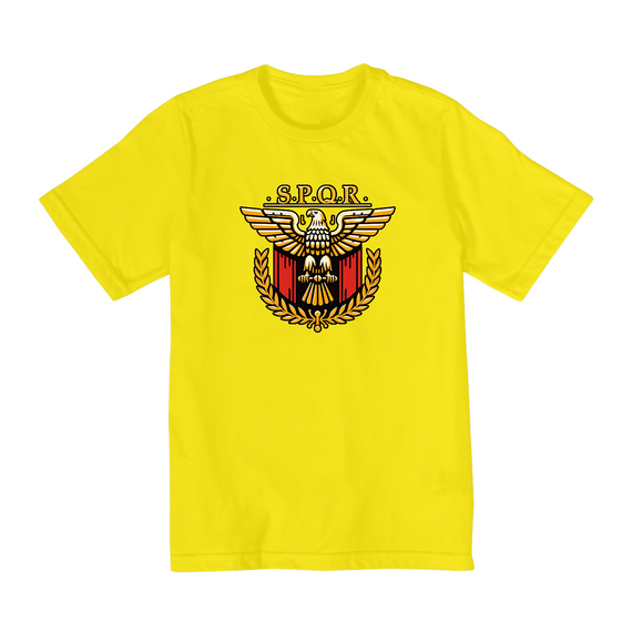 Camiseta Infantil (2 a 8) | Império Romano SPQR