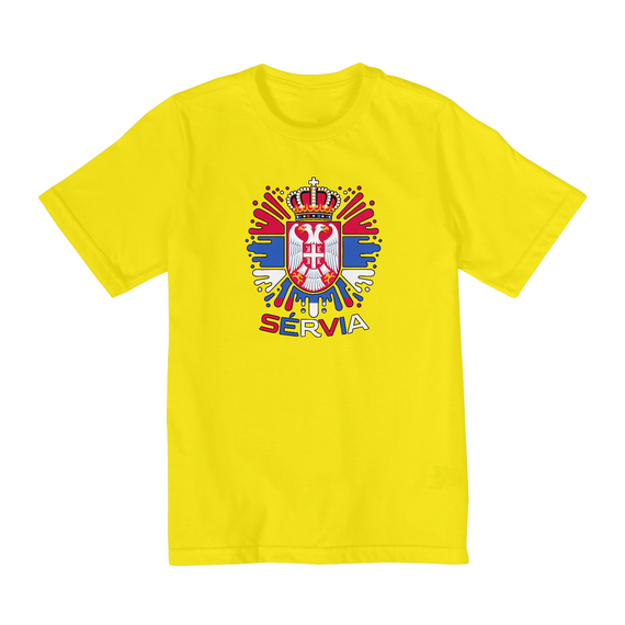 Camiseta Infantil (2 a 8) | Brasão da Sérvia