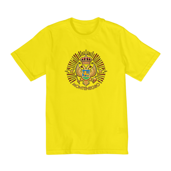 Camiseta Infantil (2 a 8) | Brasão de Montenegro