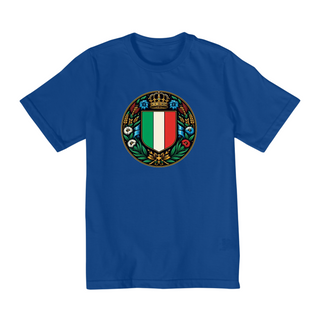 Camiseta Infantil (10 a 14) | Brasão da Itália