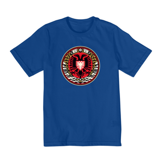 Camiseta Infantil (10 a 14) | Brasão da Albânia