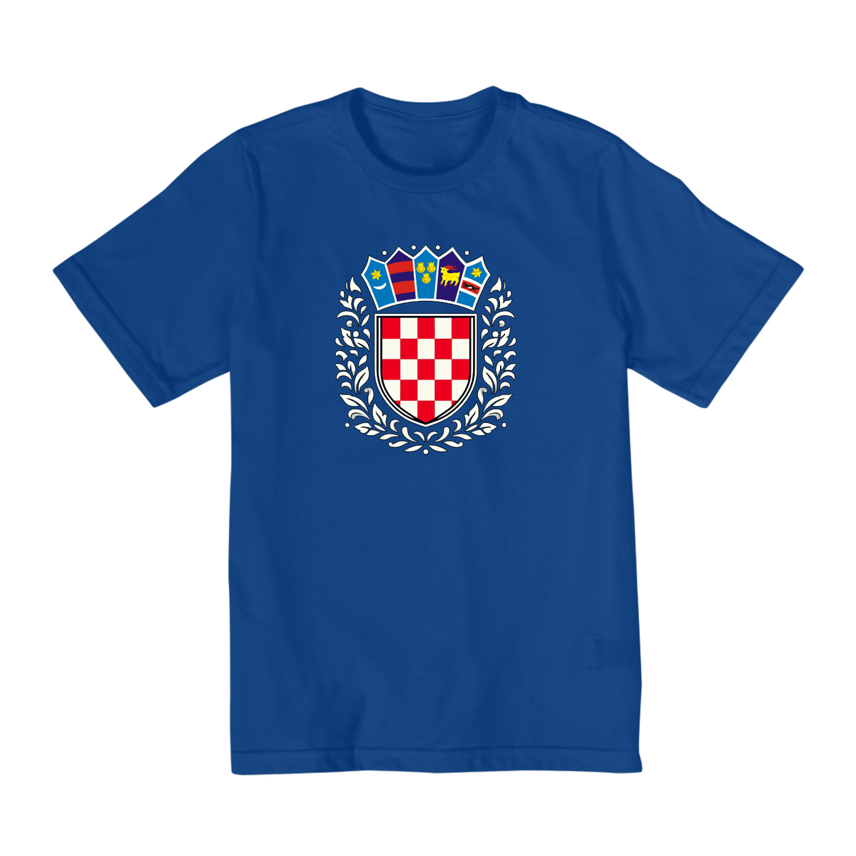 Nome do produto: Camiseta Infantil (10 a 14) | Brasão da Croácia