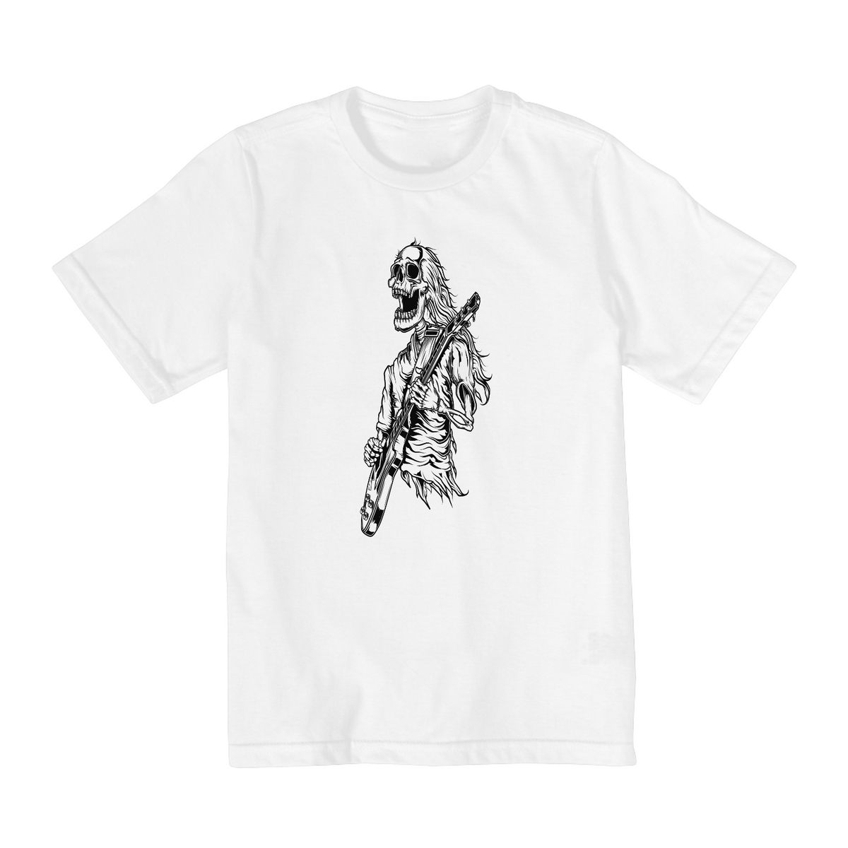 Nome do produto: Camiseta infantil Caveira Metaleira