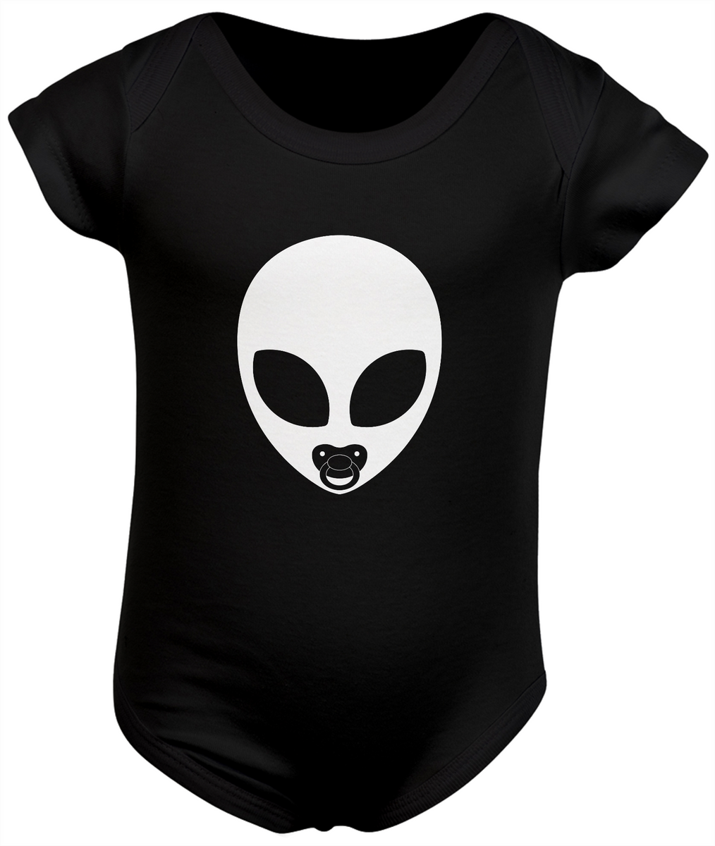 Nome do produto: Alien Baby - Body Infantil [Preto]