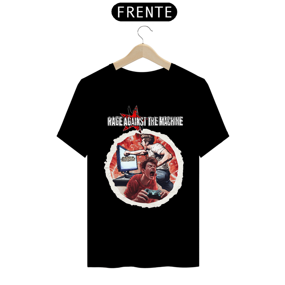 Nome do produto: Rage Against The Machine - T-shirt Prime