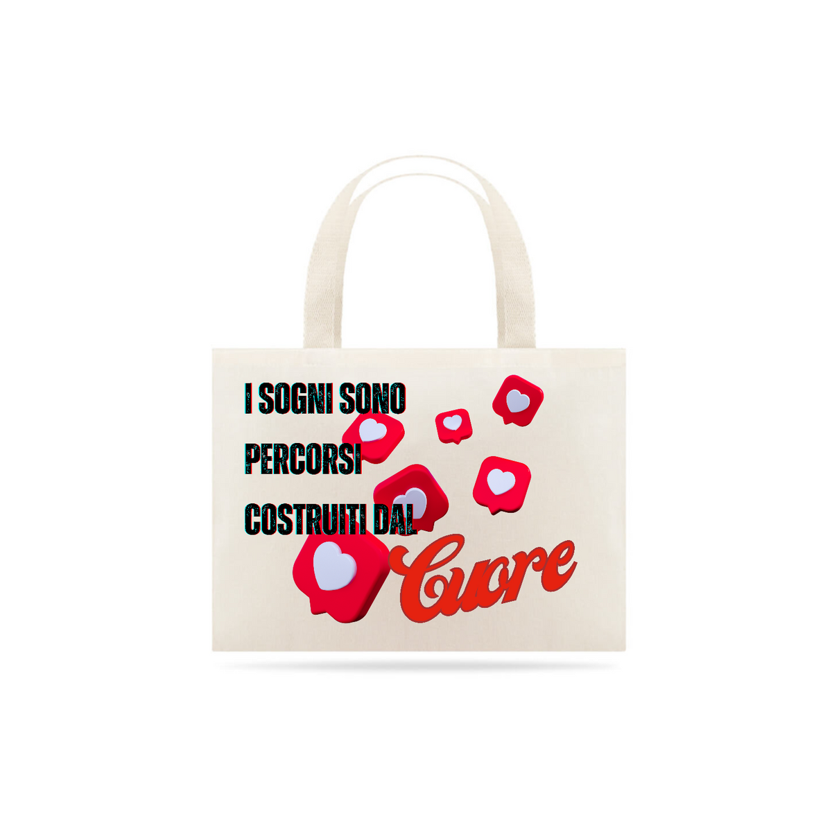 Nome do produto: Ecobag Italia Cuore