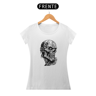 Nome do produtoCamiseta Dizbocado Corte BabyLook - Zombie