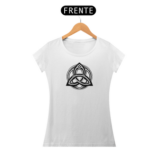 Nome do produtoCamiseta Dizbocado Corte BabyLook - Triquetra Nórdico Celta