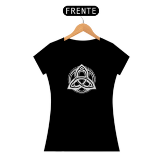 Nome do produtoCamiseta Dizbocado Corte BabyLook - Triquetra Nórdico Celta