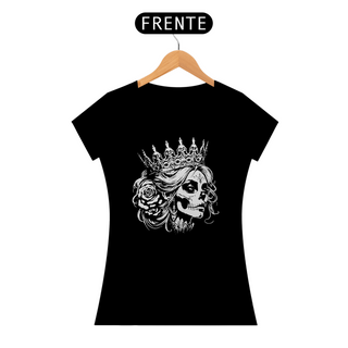 Nome do produtoCamiseta DIzbocado Corte BabyLook - Caveira mexicana