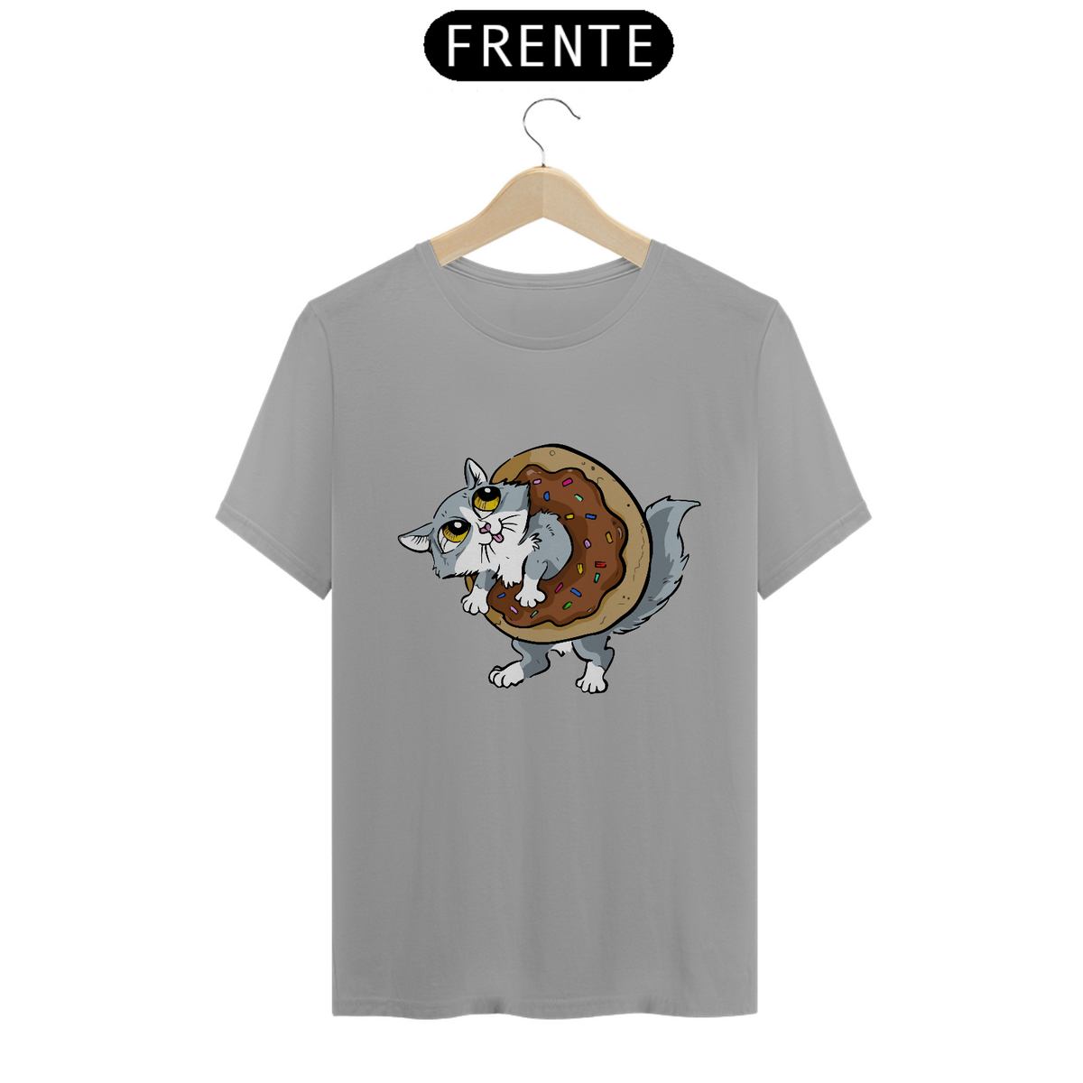 Nome do produto: Camiseta Cat & Donut