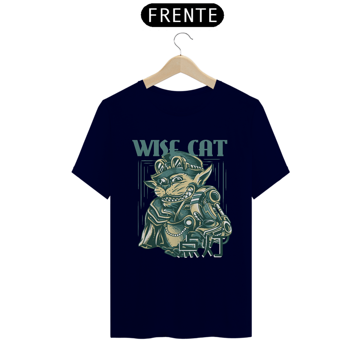 Nome do produto: Camiseta Wise Cat