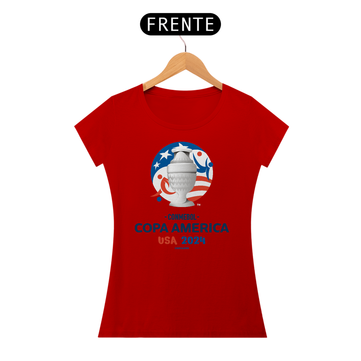 Nome do produto: Blusa Baby Long - Copa América 2024