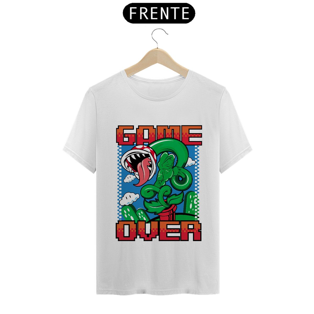 Nome do produto: T-shirt - Mario Game Over